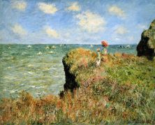 Haga click para ver la imagen ampliada stroll at the rocks of pourville.jpg